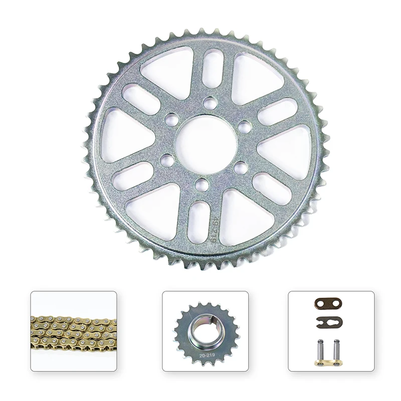 Motorcycle Gear Levels - Surron Light Bee X用ファーストレベルトランスミッションチェーンギアセット、ダートバイクオフロード用、SURRONオートバイチェーンパーツ、セグウェイX260用