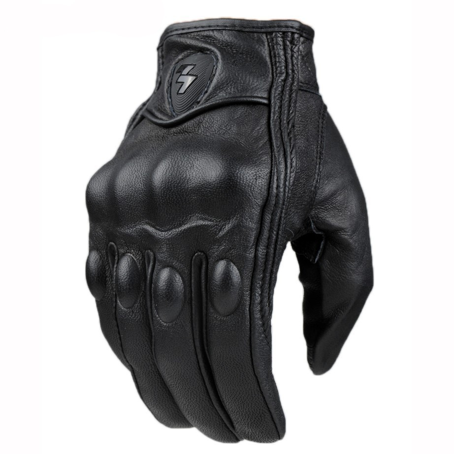 Motorcycle Gear Full Set - 2025 オートバイ手袋ヤギ革レザータッチスクリーン男性女性モト手袋オートバイ保護具モトクロスグローブフリー船