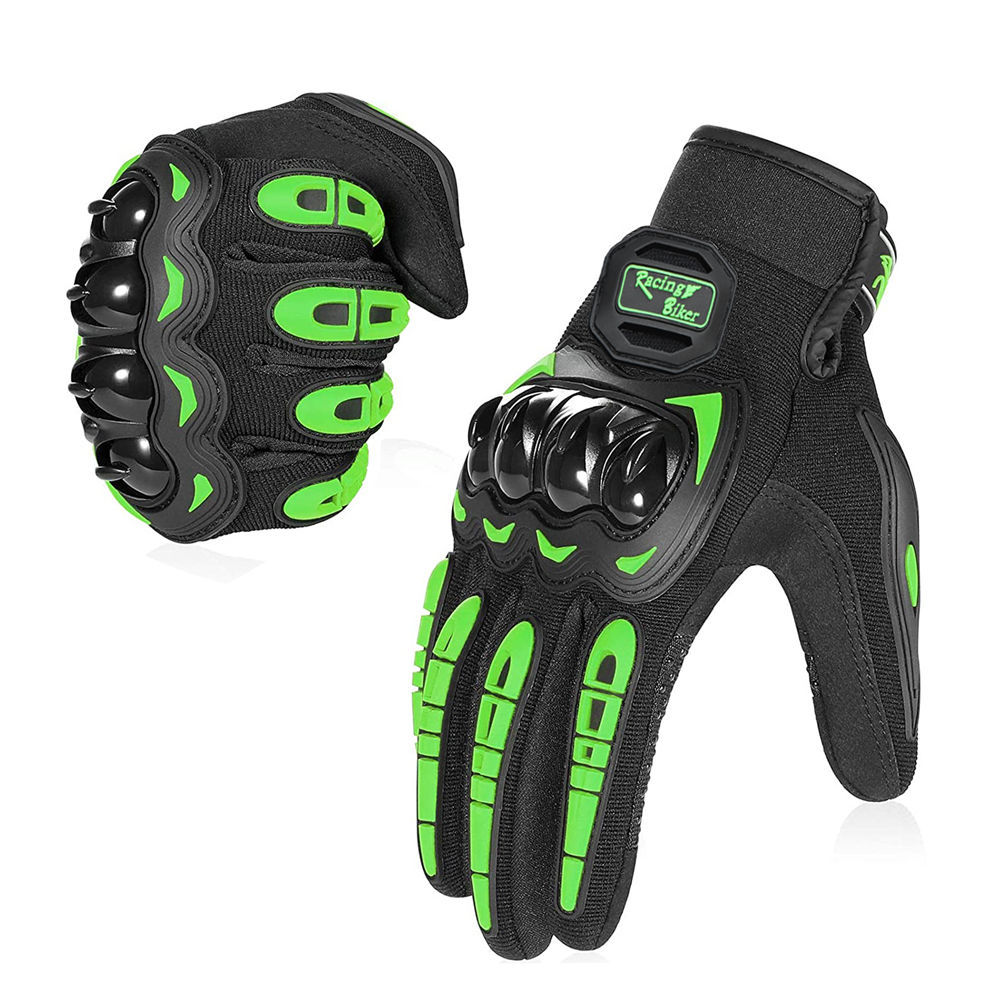 Motorcycle Gear Blue - 男性夏用オートバイレーシンググローブ通気性青赤モトクロス保護具落下防止滑り止めグリップパーム ﻿