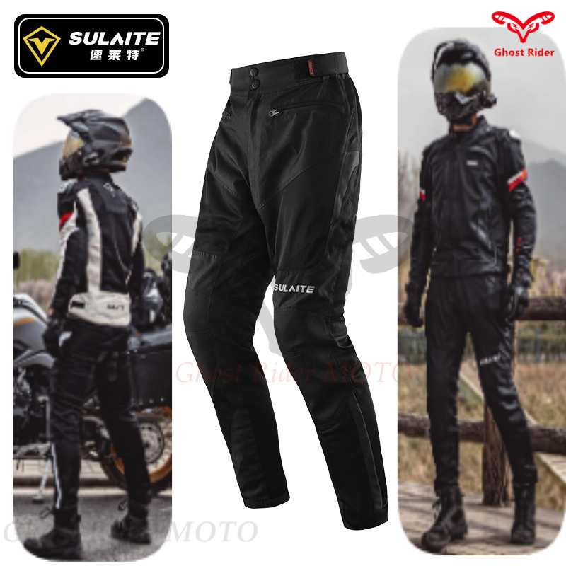 Motorcycle Gear Women Pants - オートバイ夏用ライディングパンツ男性女性通気性アンチドロップモトパンツ屋外ライディング用保護具付きアンチドロップパンツ
