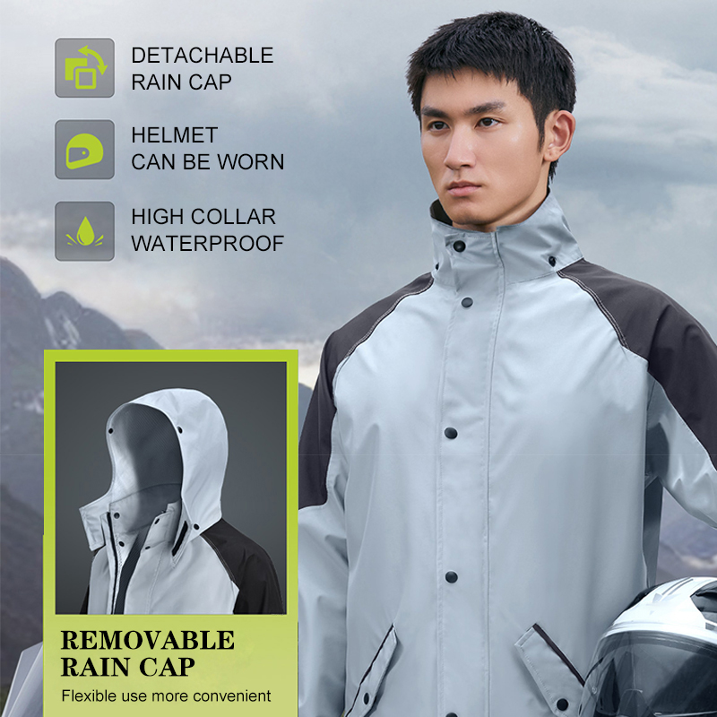 Motorcycle Gear Jacket Women - 男女兼用反射材付きバイク用レインスーツ、防水透湿レインジャケット＆パンツ