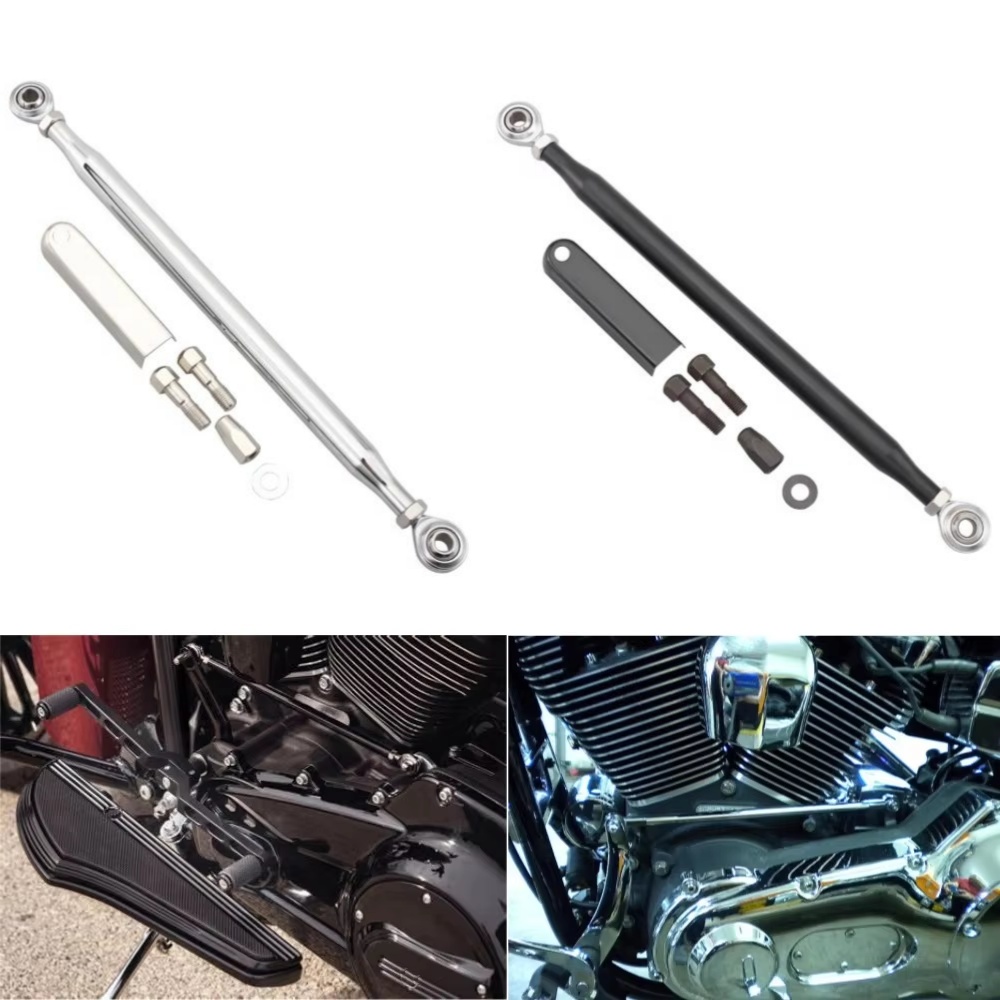 Motorcycle Gear Change - 320 ミリメートルギアレバーシフトリンケージシフターハーレーツーリングロードキングエレクトラストリートグライドソフテイルファットボーイオートバイアクセサリー