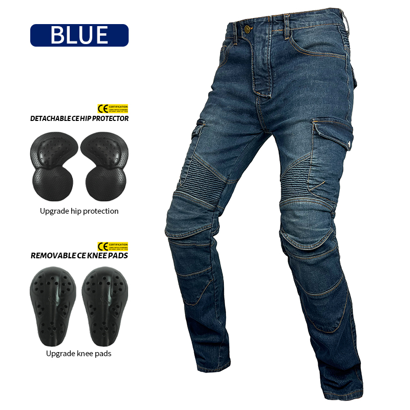 モトジーンズ オートバイパンツ オートバイジーンズ 保護ギア - Motorcycle Gear Women Pants のレビューと価格