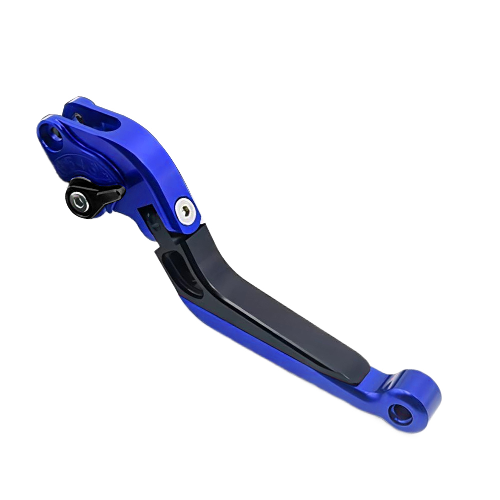 1 ペアオートバイブレーキクラッチレバーハンドル 6 ギアポ - Motorcycle Gear Blue のレビューと価格