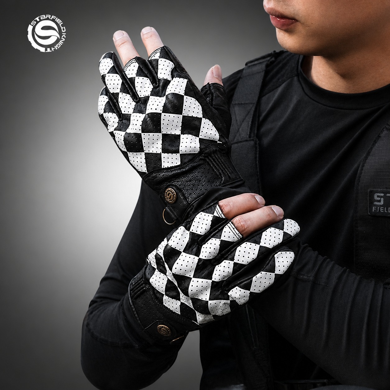 スターフィールドナイト SKG-566 夏用オートバイハーフ - Motorcycle Gear White のレビューと価格