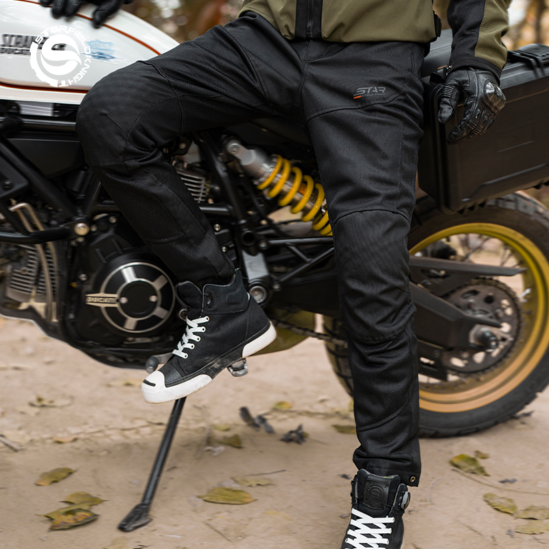 スターフィールドナイト-メンズバイクパンツ,通気性メッシュパ - Motorcycle Gear For Summer のレビューと価格