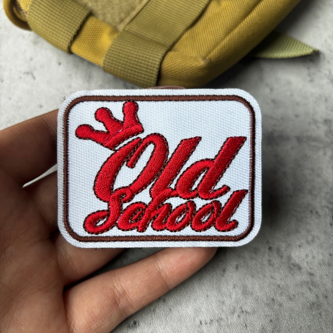オールドスクールクラウン刺繍フックループパッチヴィンテージバ - Motorcycle Gear Vintage のレビューと価格