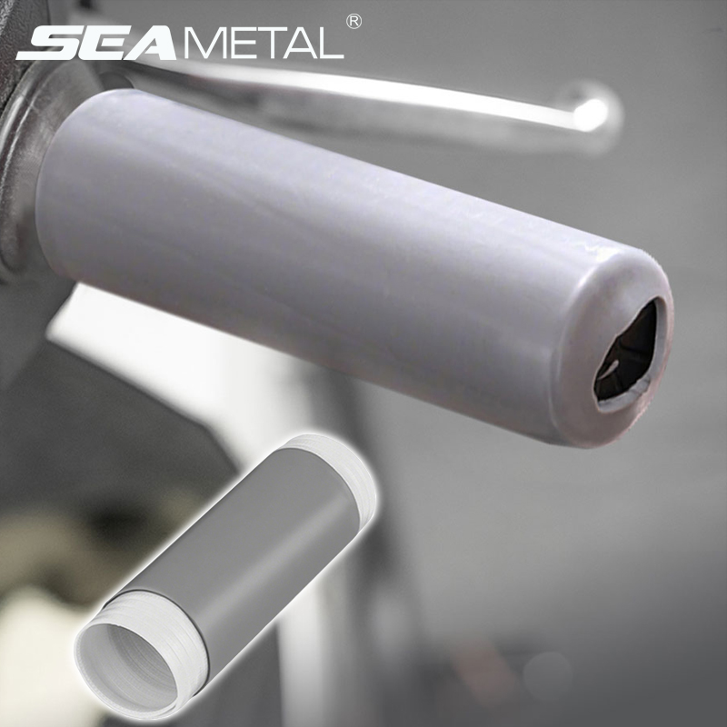 SEAMETAL オートバイハンドルバーカバー自己収縮シリコ - Motorcycle Gear Sleeve のレビューと価格