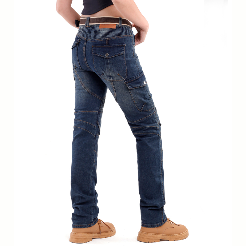 ケブラー製バイク用ジーンズ 女性用モトクロスパンツ ソフトカ - Motorcycle Gear Women Pants のレビューと価格