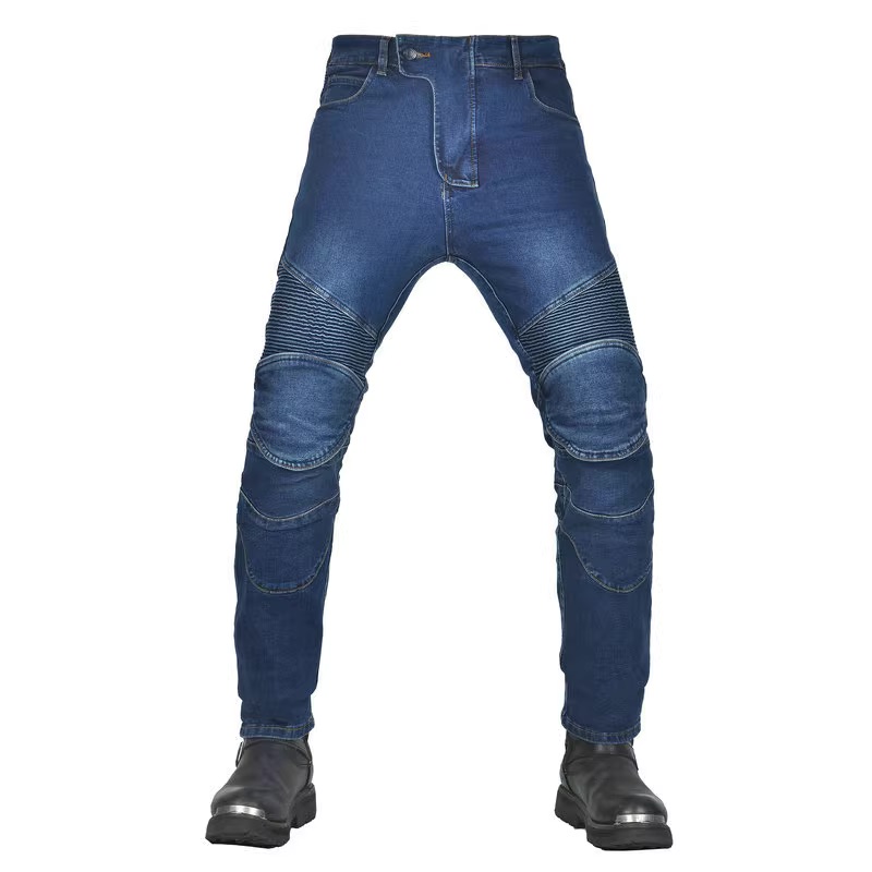 男性用の黒とグレーのモトクロスパンツ,取り外し可能な鎧,保護 - Motorcycle Gear Blue のレビューと価格