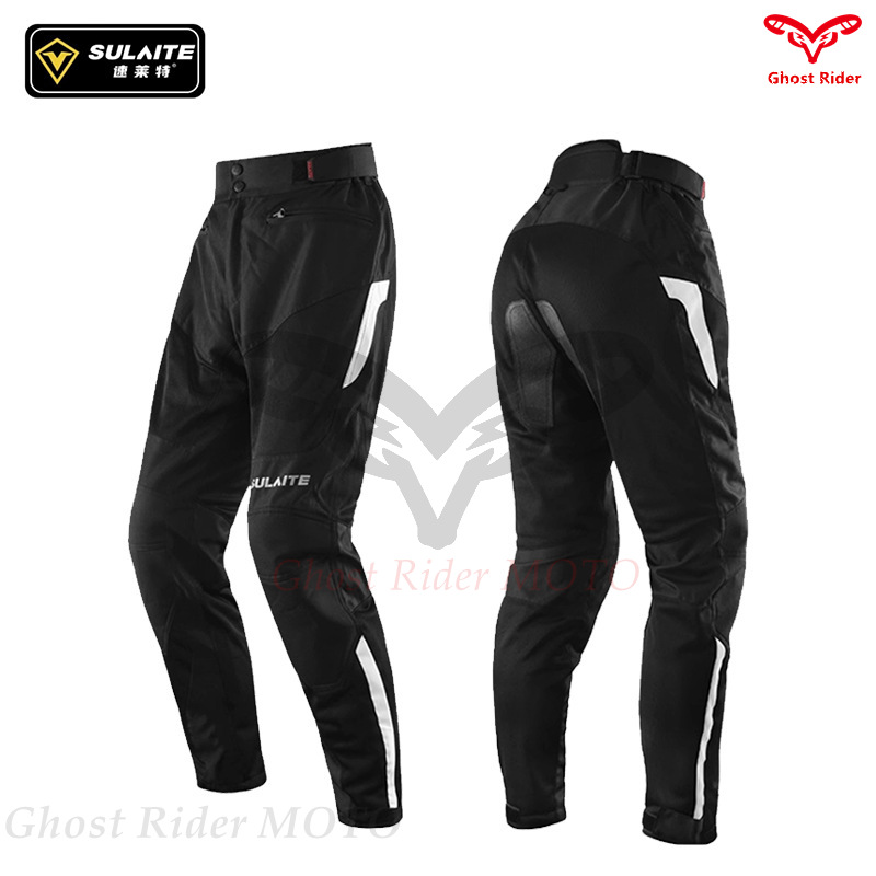 オートバイ夏用ライディングパンツ男性女性通気性アンチドロップ - Motorcycle Gear Women Pants のレビューと価格