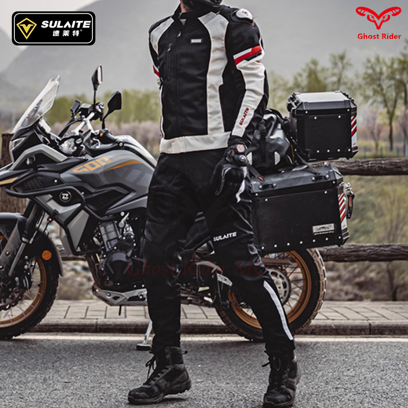 オートバイ夏用ライディングパンツ男性女性通気性アンチドロップ - Motorcycle Gear Women Pants のレビューと価格