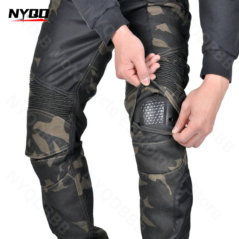 VOLERO オートバイジーンズブルー迷彩夏メッシュ通気性オ - Motorcycle Gear For Summer のレビューと価格