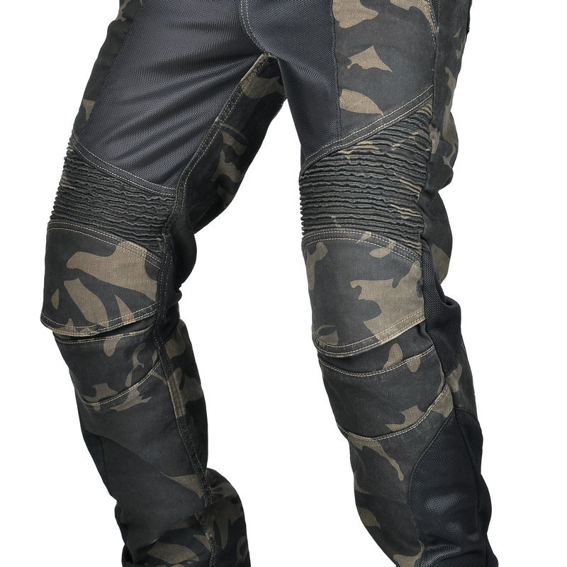 VOLERO オートバイジーンズブルー迷彩夏メッシュ通気性オ - Motorcycle Gear For Summer のレビューと価格