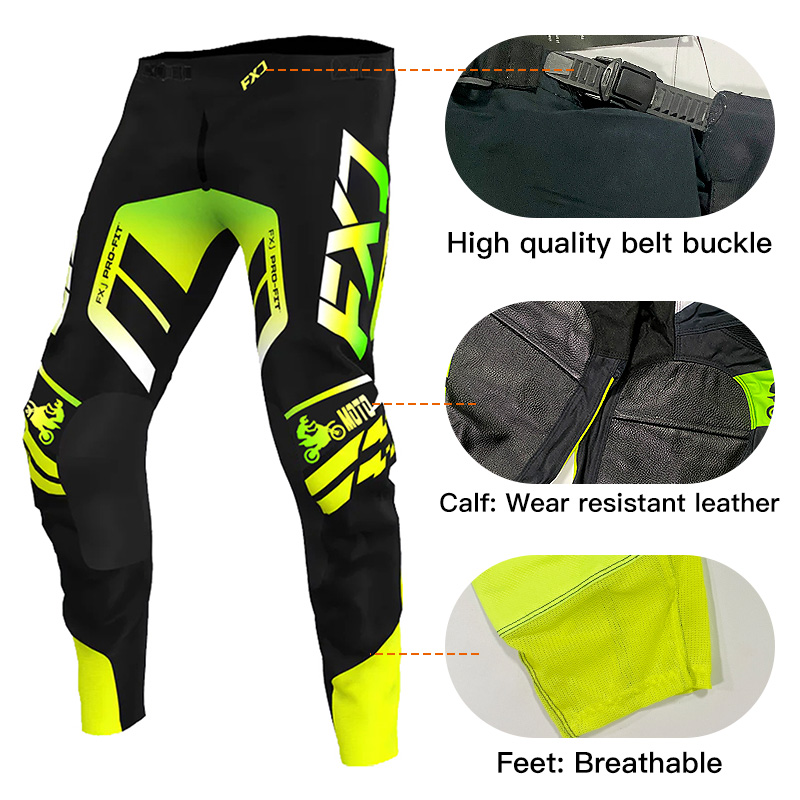 オフロードバイクジャージ＆パンツ 大人用 ホワイト ピンク  - Motorcycle Gear Women Pants のレビューと価格
