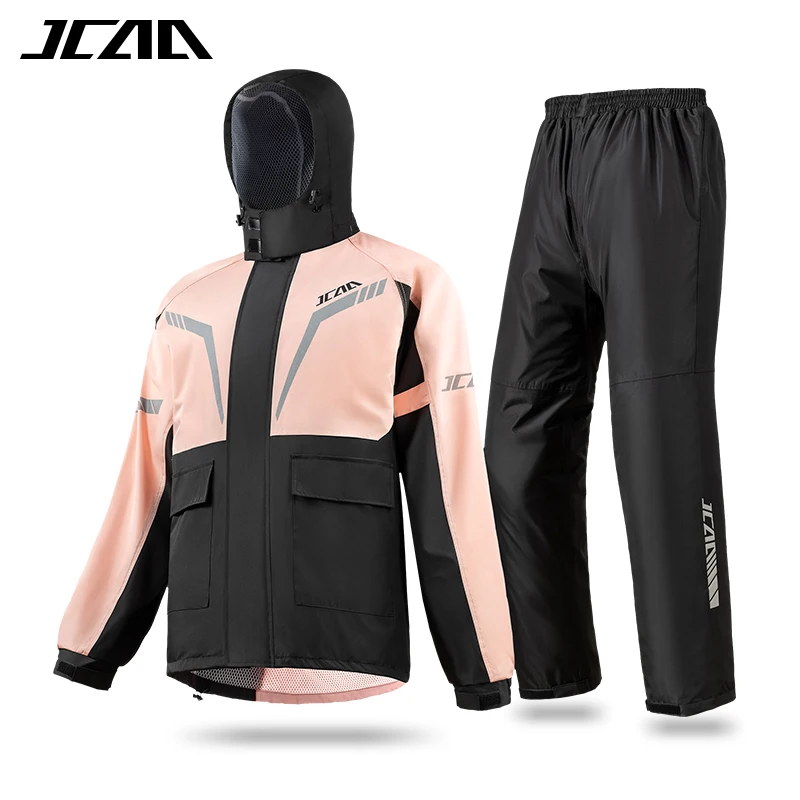 新しいオートバイ用レインギアセット、ユニセックス防水ライディ - Motorcycle Gear Jacket Women のレビューと価格