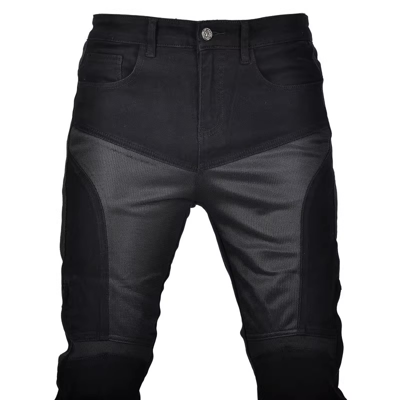 オートバイ用サマーライディングジーンズ,通気性,伸縮性,モト - Motorcycle Gear For Summer のレビューと価格