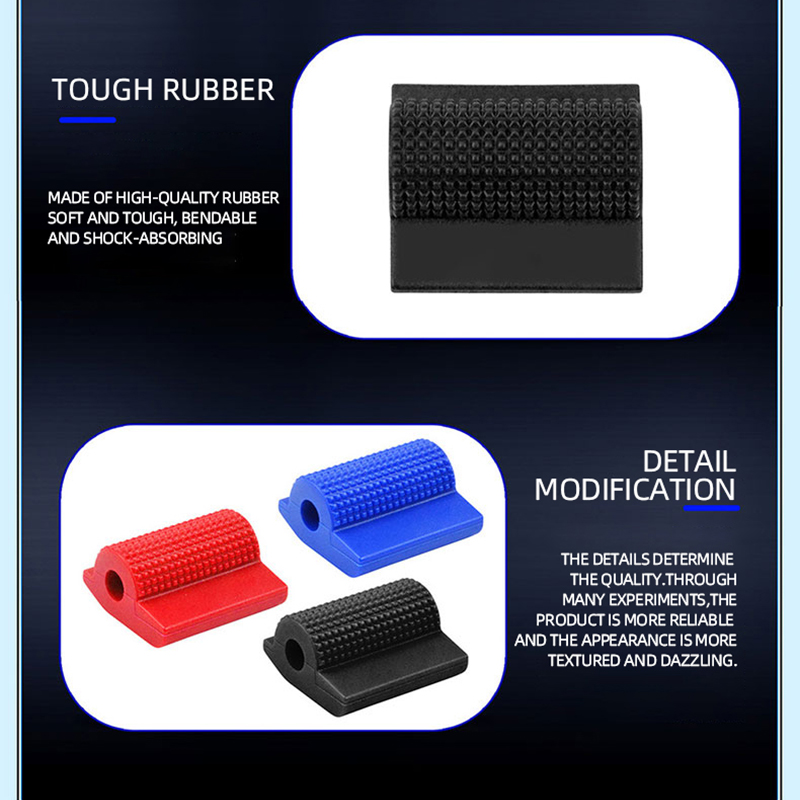 1x ユニバーサルオートバイシフトペダルラバーカバーノンスリ - Motorcycle Gear Sleeve のレビューと価格