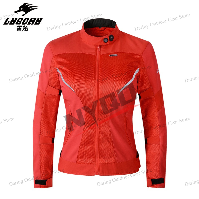 女性オートバイライディングジャケット春夏メッシュ通気性四季抗 - Motorcycle Gear Jacket Women のレビューと価格