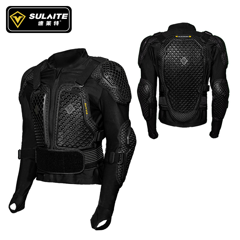 SULAITE オートバイジャケットパンツセット男性夏通気性 - Motorcycle Gear White のレビューと価格