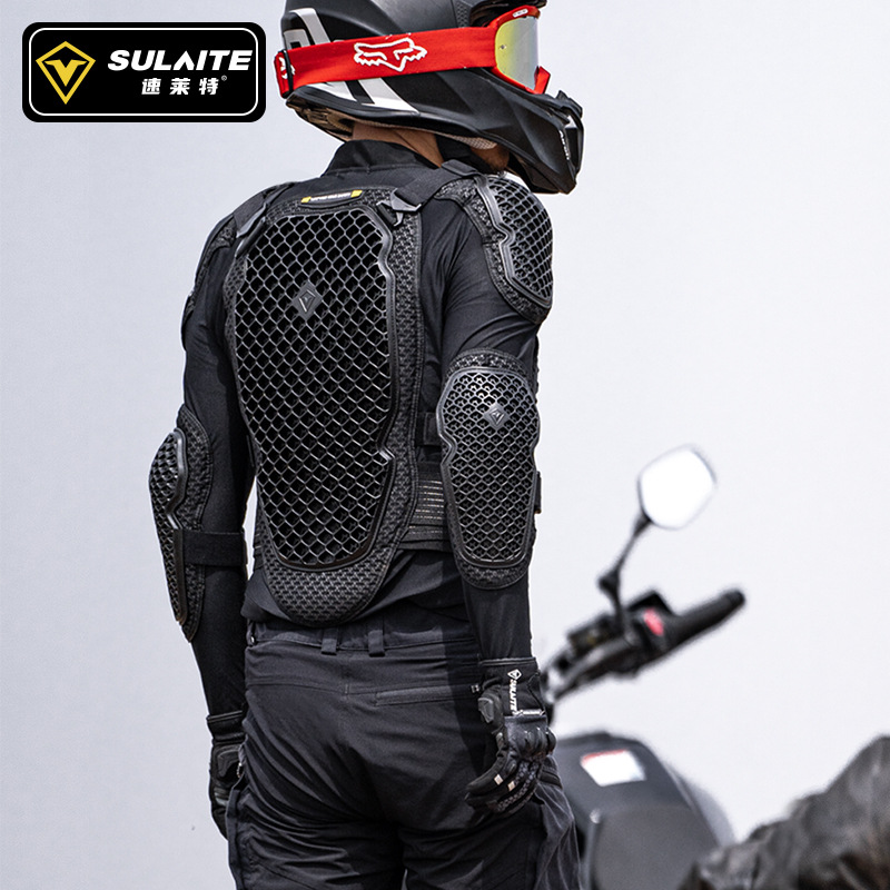 SULAITE オートバイジャケットパンツセット男性夏通気性 - Motorcycle Gear White のレビューと価格