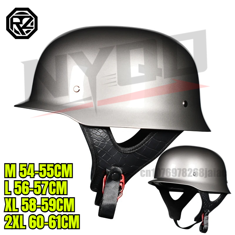 オートバイヘルメットクラシックドイツヴィンテージモトヘルメッ - Motorcycle Gear Vintage のレビューと価格
