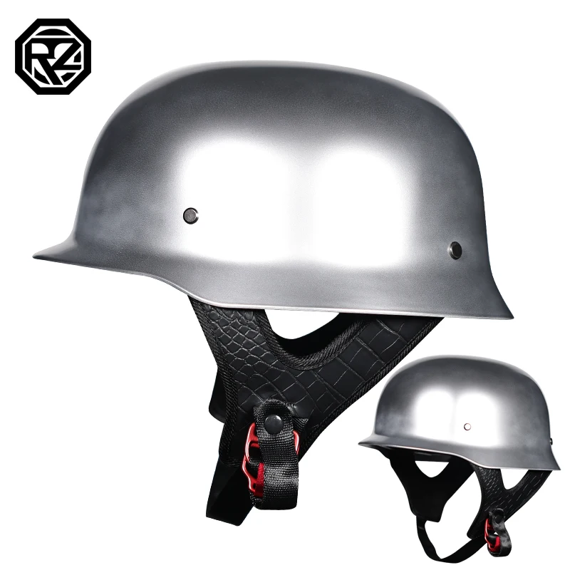 オートバイヘルメットクラシックドイツヴィンテージモトヘルメッ - Motorcycle Gear Vintage のレビューと価格