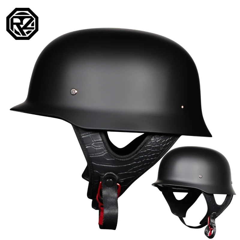 オートバイヘルメットクラシックドイツヴィンテージモトヘルメッ - Motorcycle Gear Vintage のレビューと価格