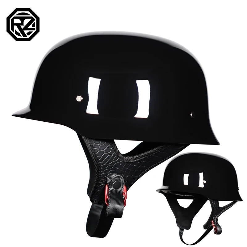 オートバイヘルメットクラシックドイツヴィンテージモトヘルメッ - Motorcycle Gear Vintage のレビューと価格