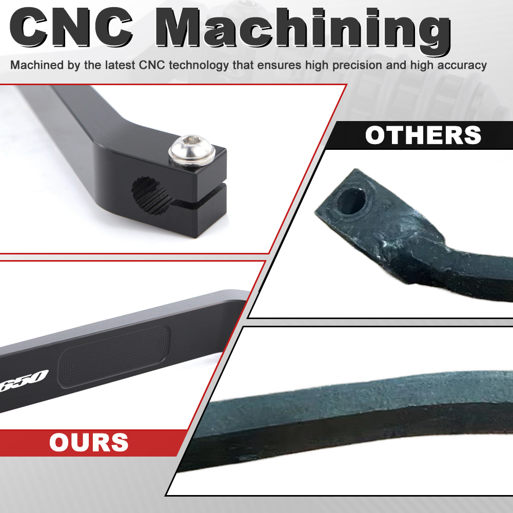 CNCアルミ製シフトレバー オートバイギアレバー 調整可能  - Motorcycle Gear Change のレビューと価格