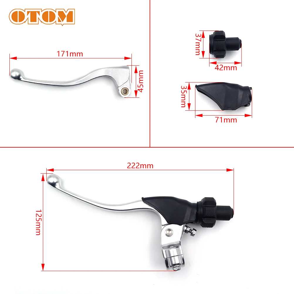 OTOM オートバイクラッチレバーアセンブリブレーキハンドル - Motorcycle Gear Sleeve のレビューと価格