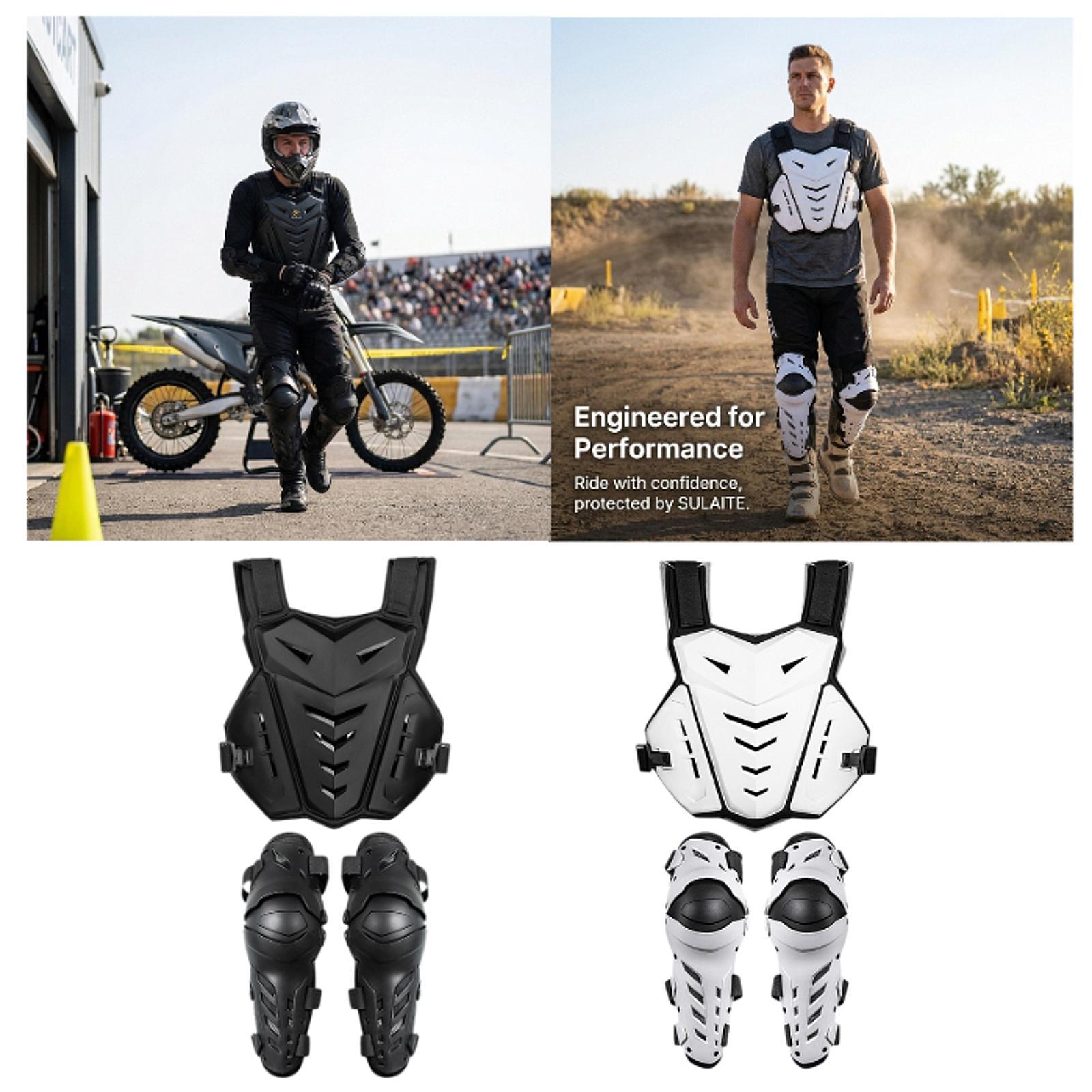 人間工学に基づいた胸部プロテクター、膝パッド、男女兼用バイク - Motorcycle Gear Jacket Women のレビューと価格