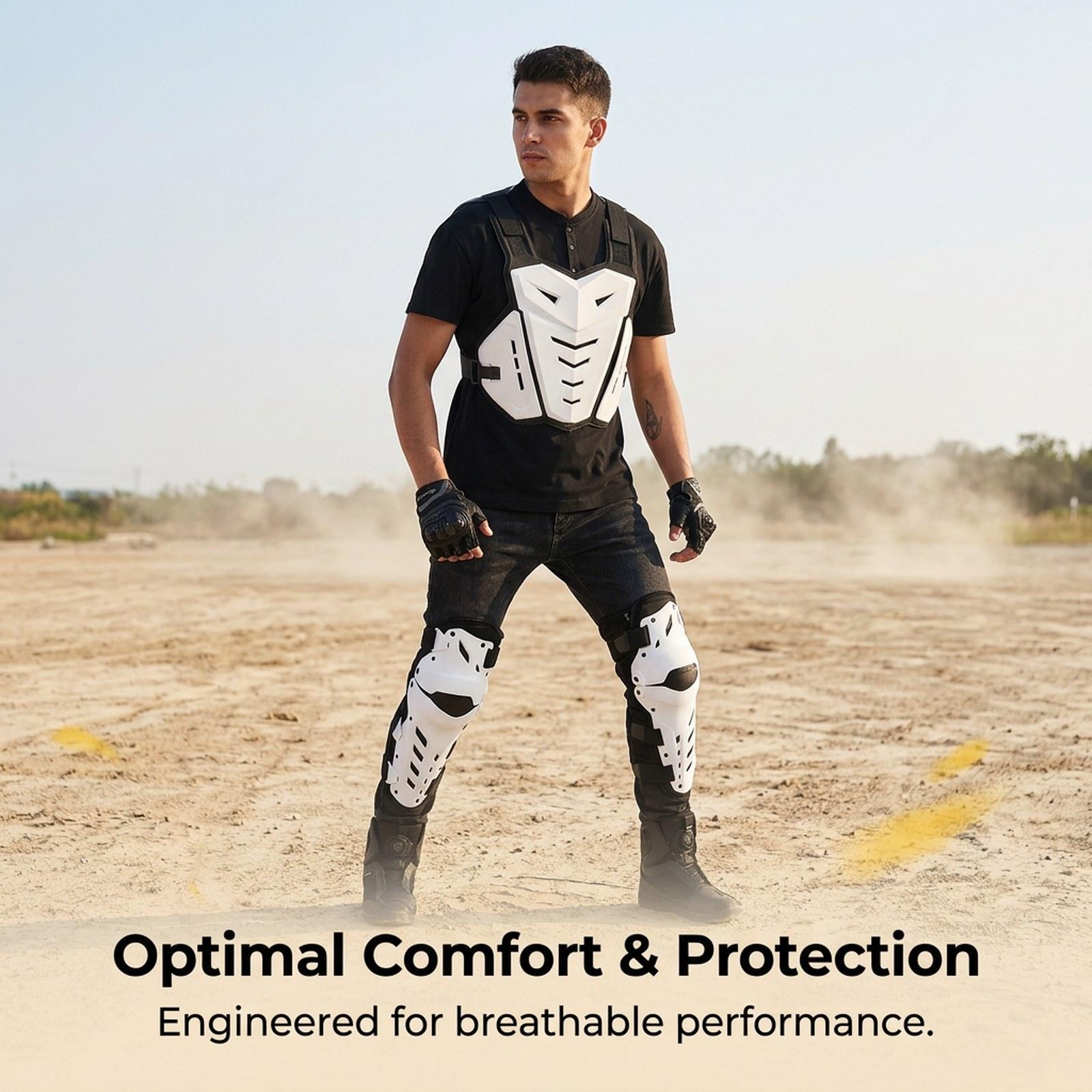 人間工学に基づいた胸部プロテクター、膝パッド、男女兼用バイク - Motorcycle Gear Jacket Women のレビューと価格