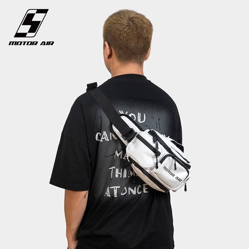 モーターエアホワイト バイク用サイクリングウエストバッグ チ - Motorcycle Gear White のレビューと価格